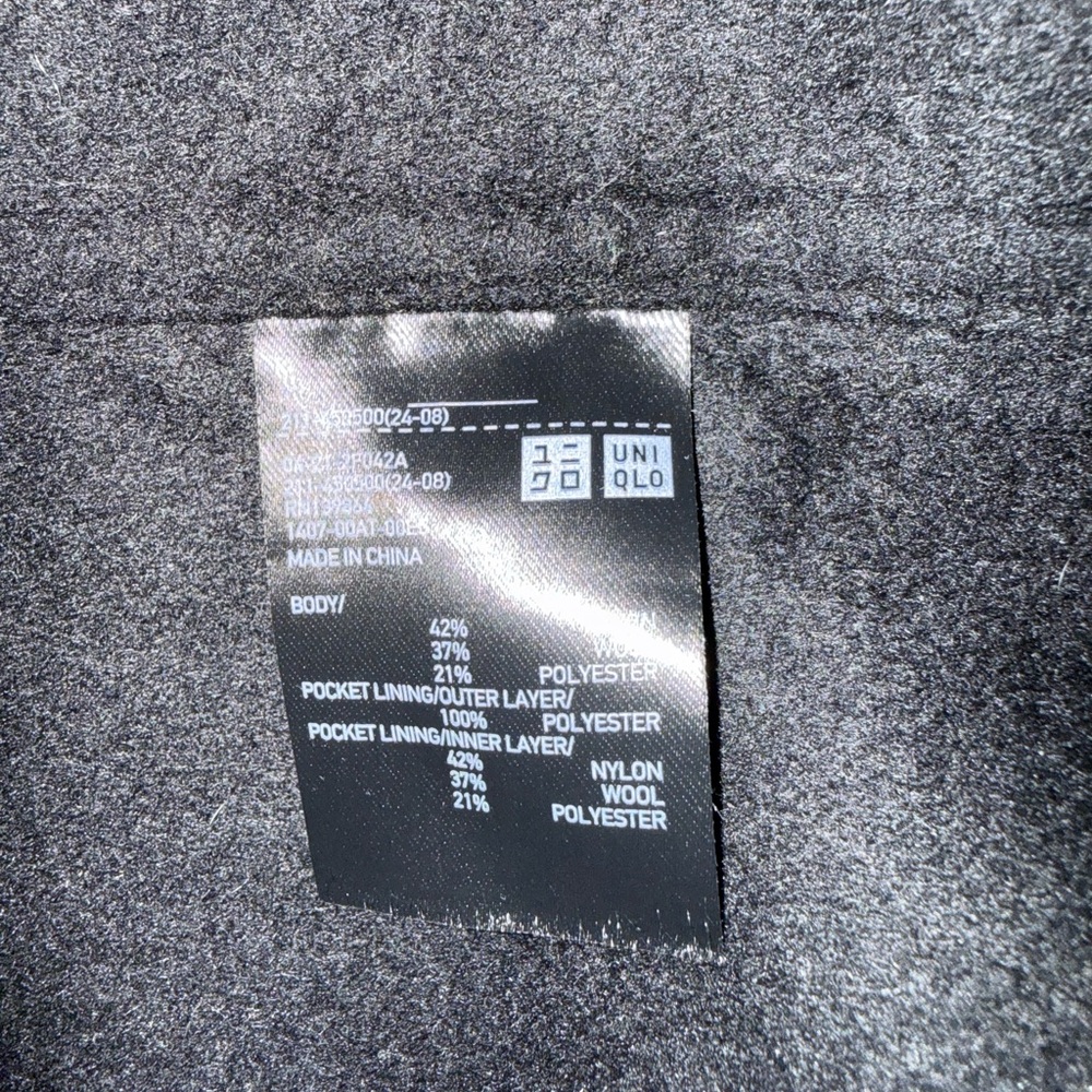 Uniqlo Elegant Black Trench Coat - Picture 7 of 8